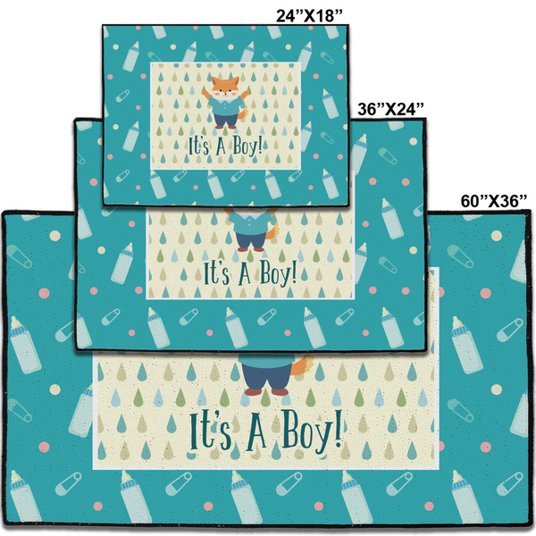 Baby Shower Personalized Door Mat - Group Parent IMF