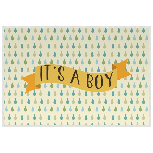 Baby Shower Personalized Placemat (Back)