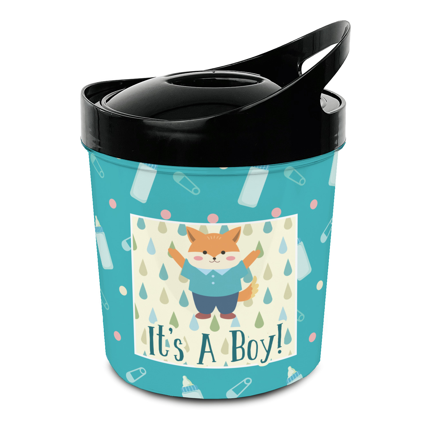 Baby Shower Plastic Ice Bucket (Personalized) YouCustomizeIt