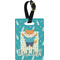 Baby Shower Plastic Luggage Tag - Rectangular
