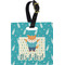 Baby Shower Plastic Luggage Tag - Square