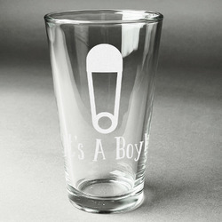 Baby Shower Pint Glass - Engraved