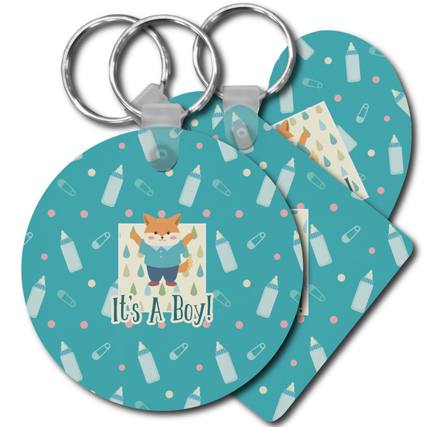 Custom Baby Shower Plastic Keychain