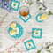 Baby Shower Plastic Party Appetizer & Dessert Plates - In Context