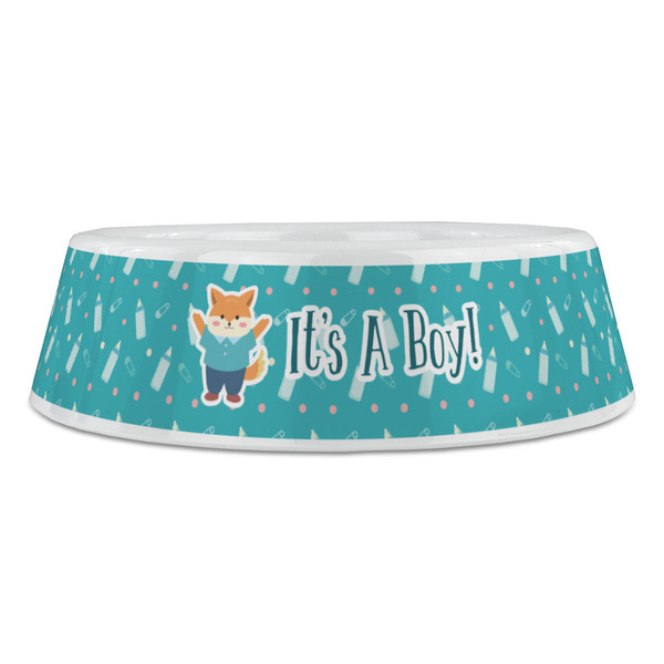 Baby Shower Plastic Pet Bowls - Large - FRONT