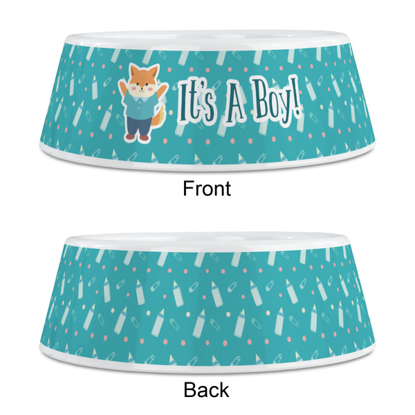 Baby Shower Plastic Pet Bowls - Medium - APPROVAL