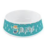 Baby Shower Plastic Dog Bowl - Small