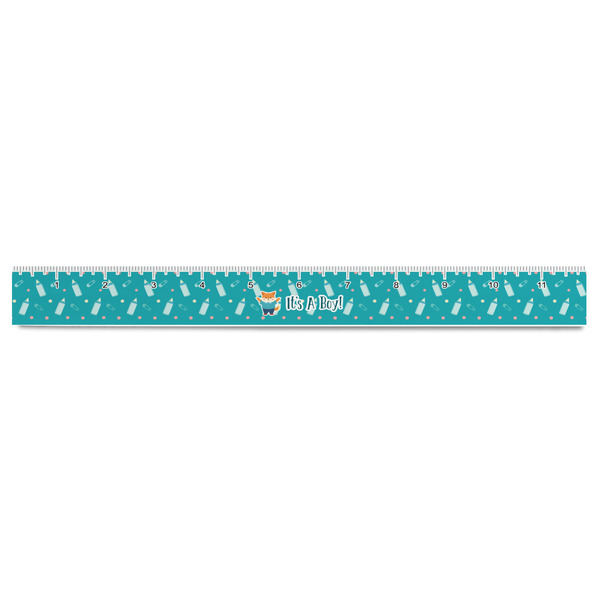 Baby Shower Plastic Ruler - 12" - FRONT