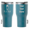 Baby Shower RTIC Tumbler - Dark Teal - Double Sided - Front & Back