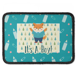 Baby Shower Iron On Rectangle Patch