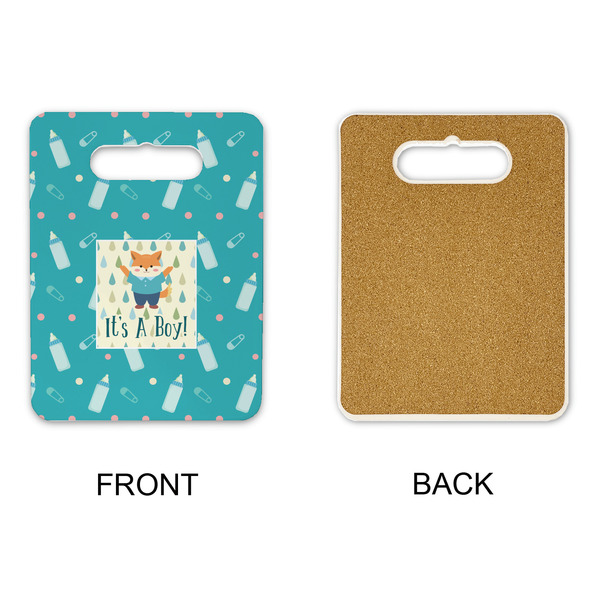 Baby Shower Rectangle Trivet with Handle - APPROVAL