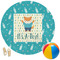 Baby Shower Round Beach Towel (Personalized)