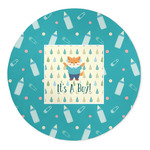 Baby Shower 5' Round Indoor Area Rug