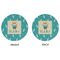 Baby Shower Round Linen Placemats - APPROVAL (double sided)