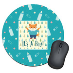 Baby Shower Round Mouse Pad (Personalized)