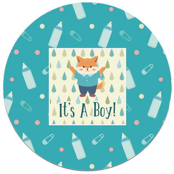 Baby Shower Round Mousepad - APPROVAL
