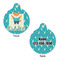 Baby Shower Round Pet ID Tag - Large - Approval
