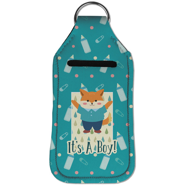 Baby Shower Sanitizer Holder Keychain - Large (Front)