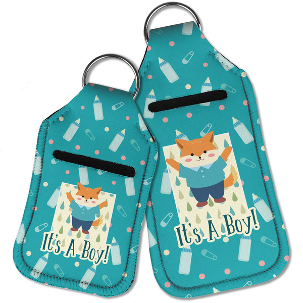 Baby Shower Sanitizer Holder Keychain - Parent Main