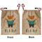 Baby Shower Santa Sack - Front & Back