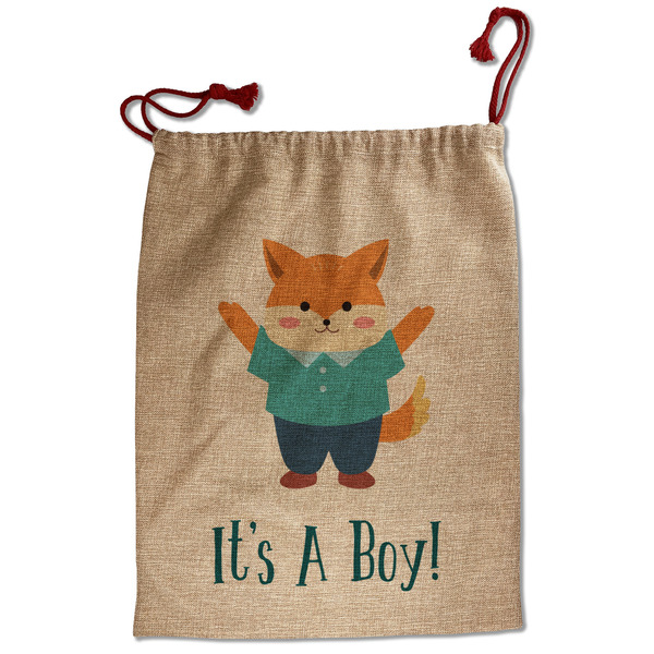 Baby Shower Santa Bag - Front