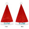 Baby Shower Santa Hats - Front and Back (Double Sided Print) APPROVAL