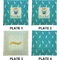 Baby Shower Set of Square Dinner Plates (Approval)