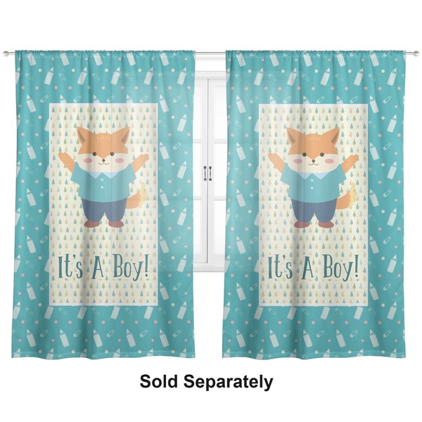 Baby Shower Sheer Curtains