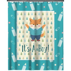 Baby Shower Extra Long Shower Curtain - 70"x84" (Personalized)