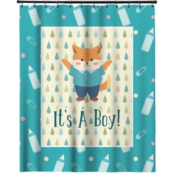 Baby Shower Extra Long Shower Curtain - 70"x84" (Personalized)