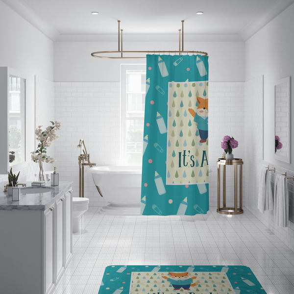 Baby Shower Shower Curtain - Custom Size