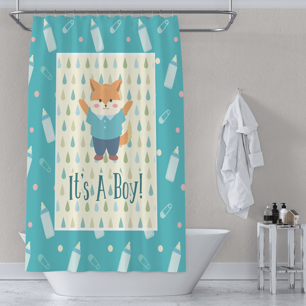 Baby Shower Shower Curtain Lifestyle