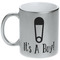 Baby Shower Metallic Silver Mug