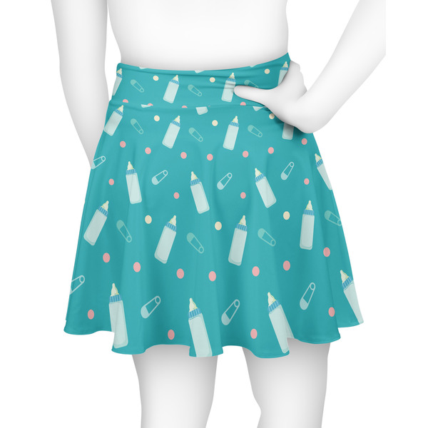 Baby Shower Skater Skirt - Back