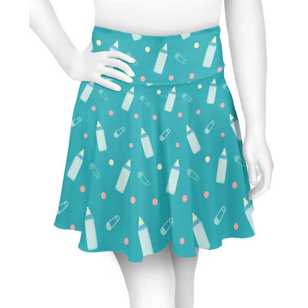 Custom Baby Shower Skater Skirt - Medium