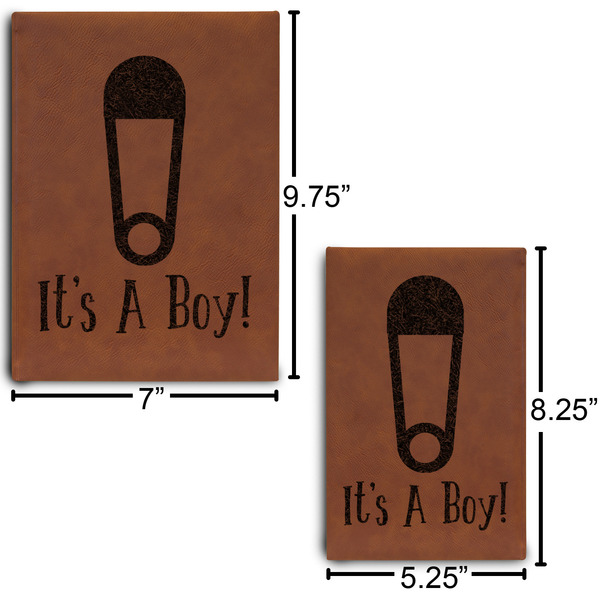 Baby Shower Sketch Book Size Comparison w/ Dimension