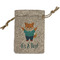 Baby Shower Small Burlap Gift Bag - Front