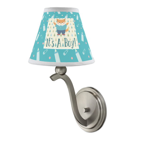 Baby Shower Small Chandelier Lamp - LIFESTYLE (on wall lamp)