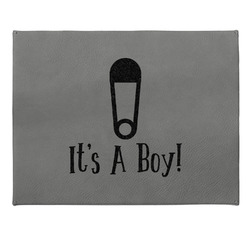 Baby Shower Gift Boxes w/ Engraved Leather Lid