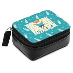 Baby Shower Small Leatherette Travel Pill Case (Personalized)