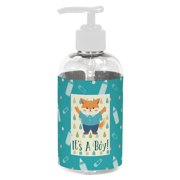 Custom Baby Shower Plastic Soap / Lotion Dispenser (8 oz - Small - White)
