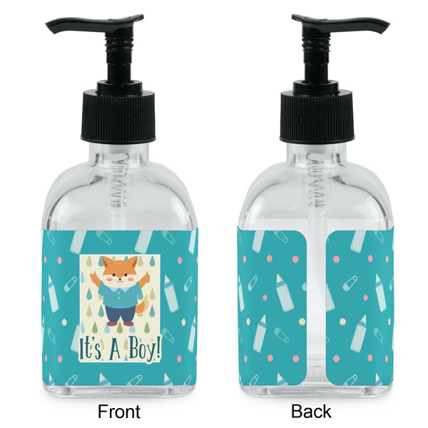 Baby Shower Glass Soap/Lotion Dispenser - Approval