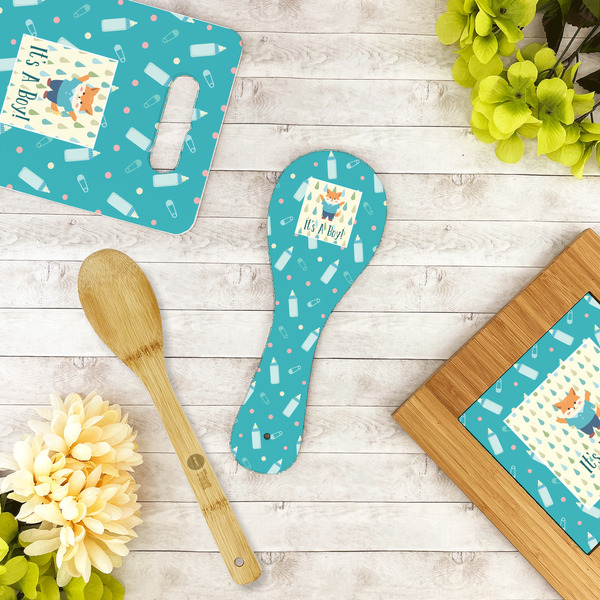 Baby Shower Spoon Rest Trivet - LIFESTYLE