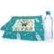Baby Shower Sports Towel Folded with Water Bottle