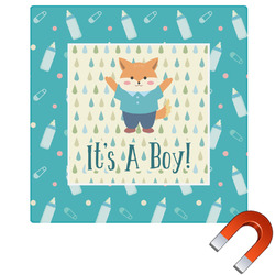 Baby Shower Square Car Magnet - 10" (Personalized)