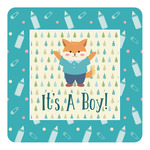 Baby Shower Square Decal (Personalized)