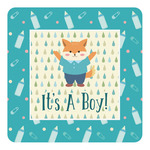Baby Shower Square Decal - Small (Personalized)