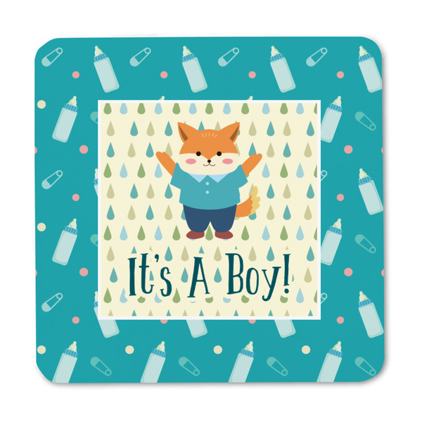 Baby Shower Square Fridge Magnet - FRONT