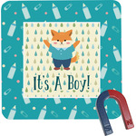 Baby Shower Square Fridge Magnet (Personalized)