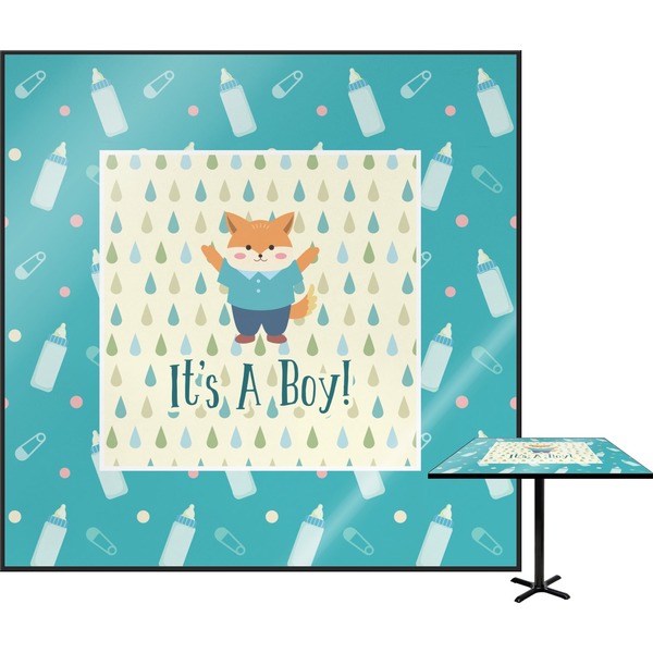Custom Baby Shower Square Table Top (Personalized)
